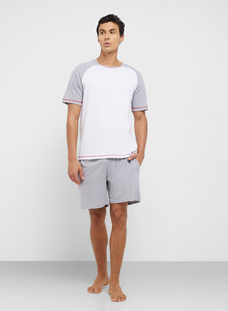 Seventy Five Nightwear T-Shirt & Shorts Set  - Image 1