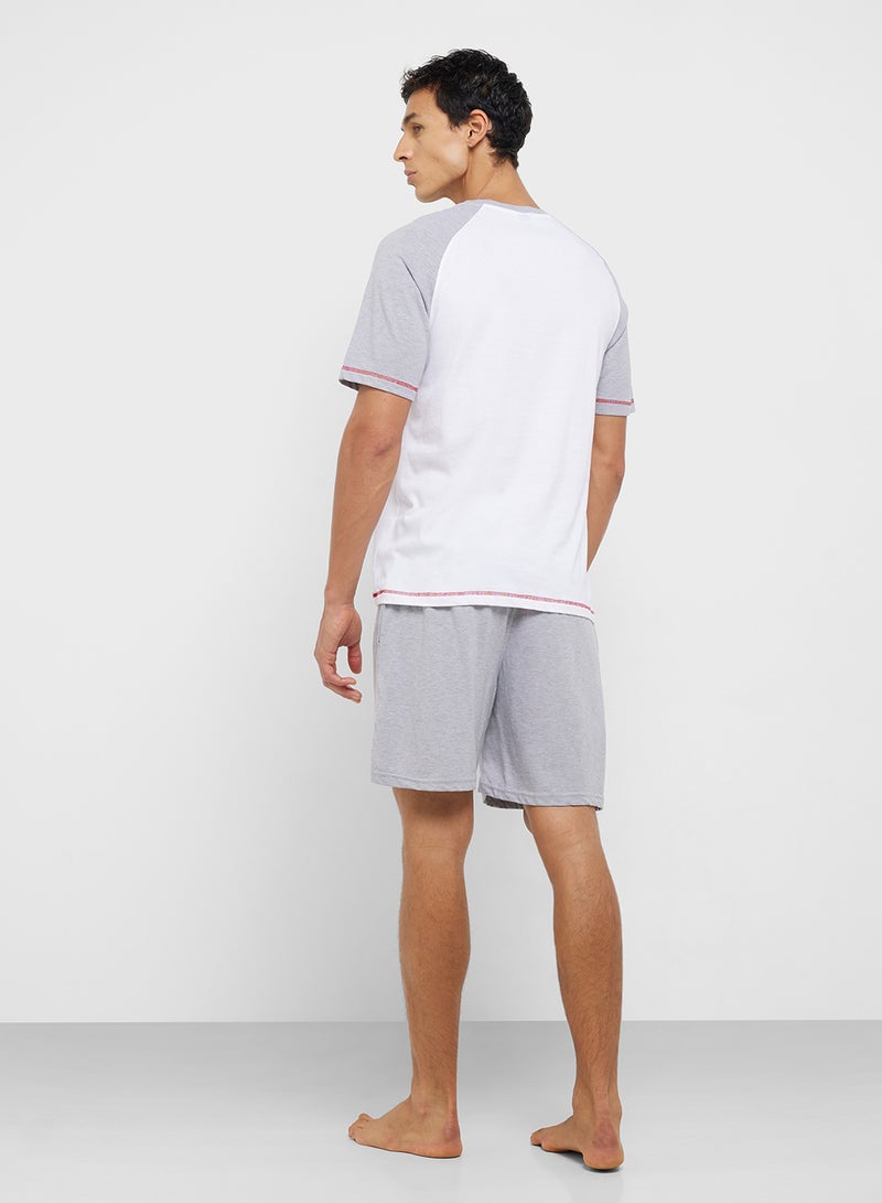 Seventy Five Nightwear T-Shirt & Shorts Set  - Image 2