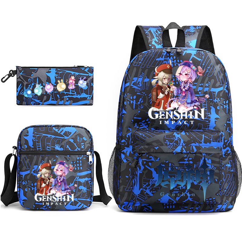 Game Original Star Student Schoolbag Three-Piece Set Youth Male And Female Backpack - Image 1