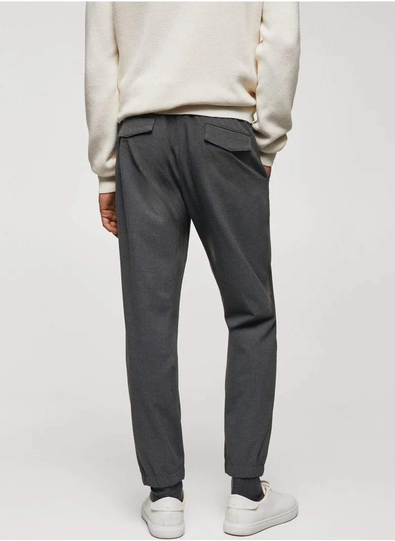 Mango Man Essential Slim Fit Pants