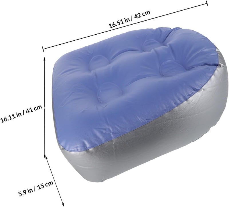 Unomor Inflatable Bath Cushion and Bathtub Seat Cushion 2pcs with Suction Cups Thickened for Adult Bathing Comfort and Support - Image 2