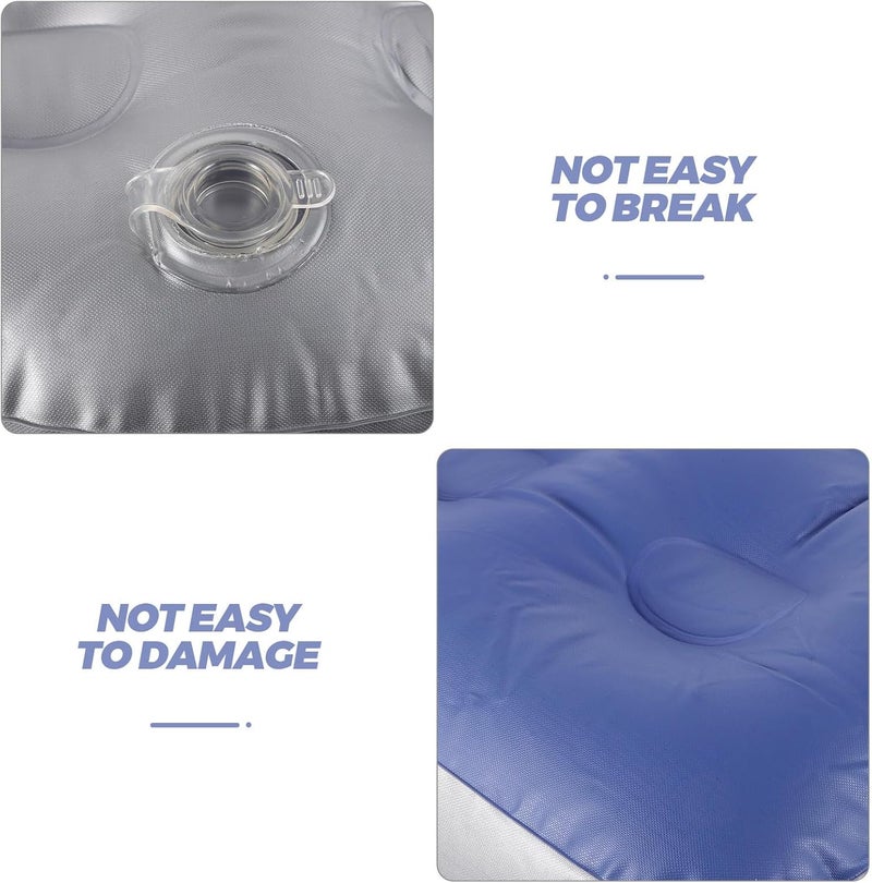 Unomor Inflatable Bath Cushion and Bathtub Seat Cushion 2pcs with Suction Cups Thickened for Adult Bathing Comfort and Support - Image 3
