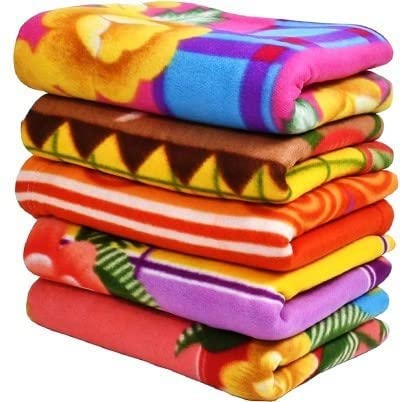 Agirav All Season Multipurpose Polar Fleece Single Bed Printed Assorted Multicolor Lightweight Blanket (Set of 5, 90 x 61 inches) - Image 4