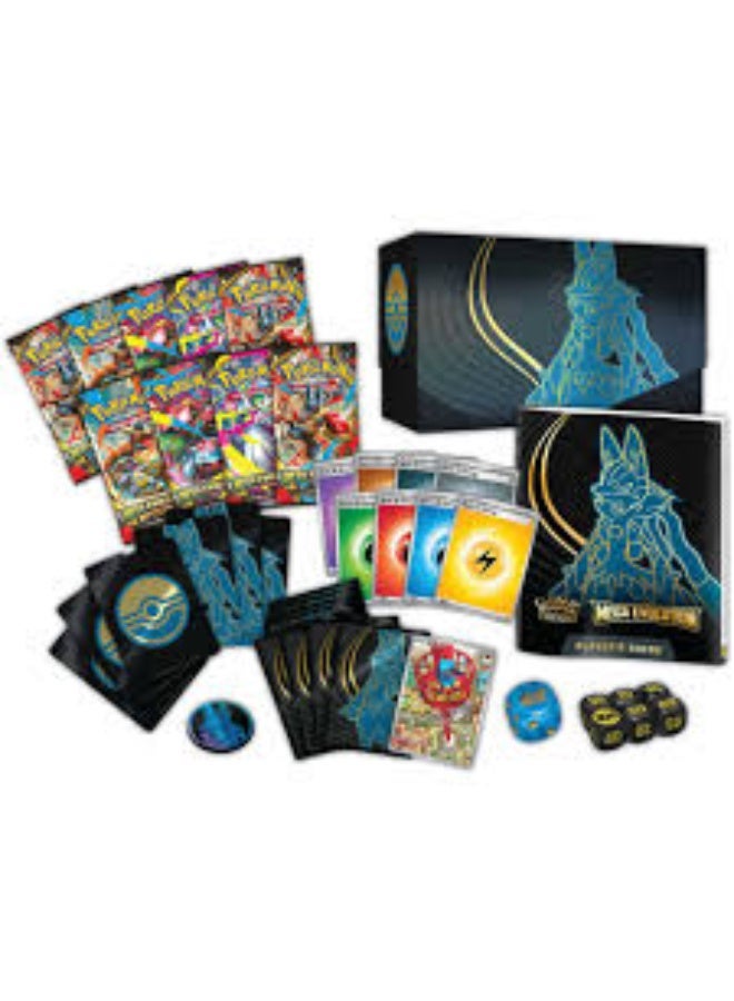 بوكيمون تي سي جي بوكيمون TCG – صندوق إيليت ترينر «ميغا إيفولوشن» (ميغا لوكاريو) – بالإنجليزية – 9 مغلفات - Image 2