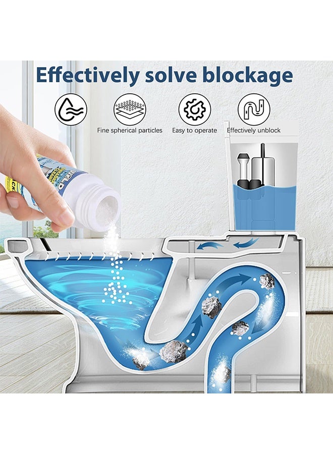 Googeer 2PCS Wild Tornado Pipe Dredge, Wild Tornado Sink And Drain Cleaner, Powerful Sink And Drain Cleaner Powder, Fast Foaming For Kitchen Toilet Pipeline Quick Cleaning Tool - Image 3