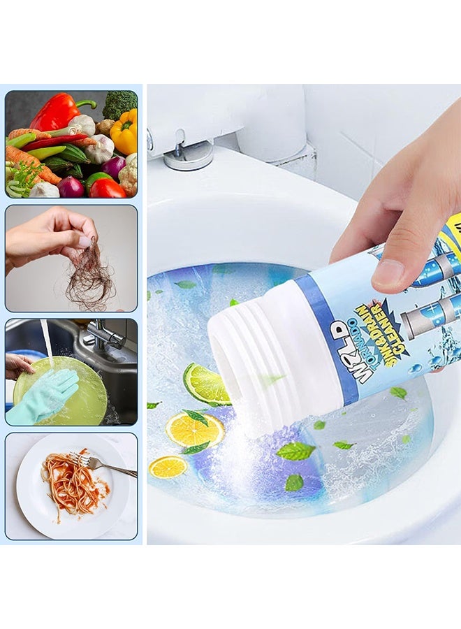 Googeer 2PCS Wild Tornado Pipe Dredge, Wild Tornado Sink And Drain Cleaner, Powerful Sink And Drain Cleaner Powder, Fast Foaming For Kitchen Toilet Pipeline Quick Cleaning Tool - Image 5