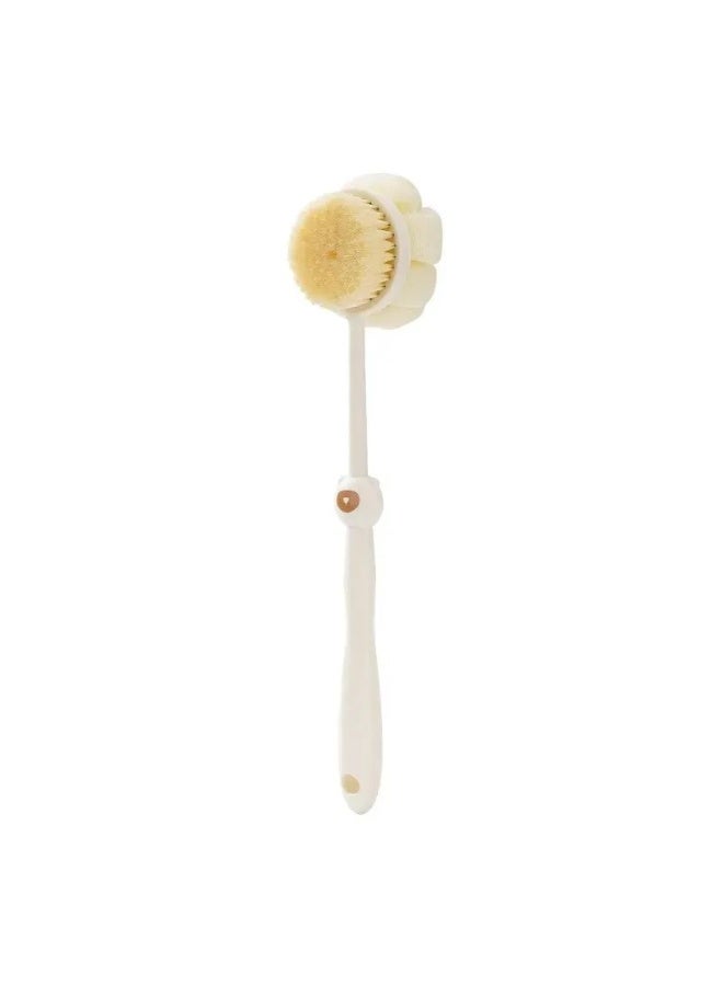 AKSONZ Silicone Body Brush with Long Handle – Double-Sided Shower Back Scrubber for Exfoliating & Massage, Non-Slip Bathing Wand for Deep Cleaning, Soft Skin-Friendly Bathroom Accessory for Men & Women - Image 2