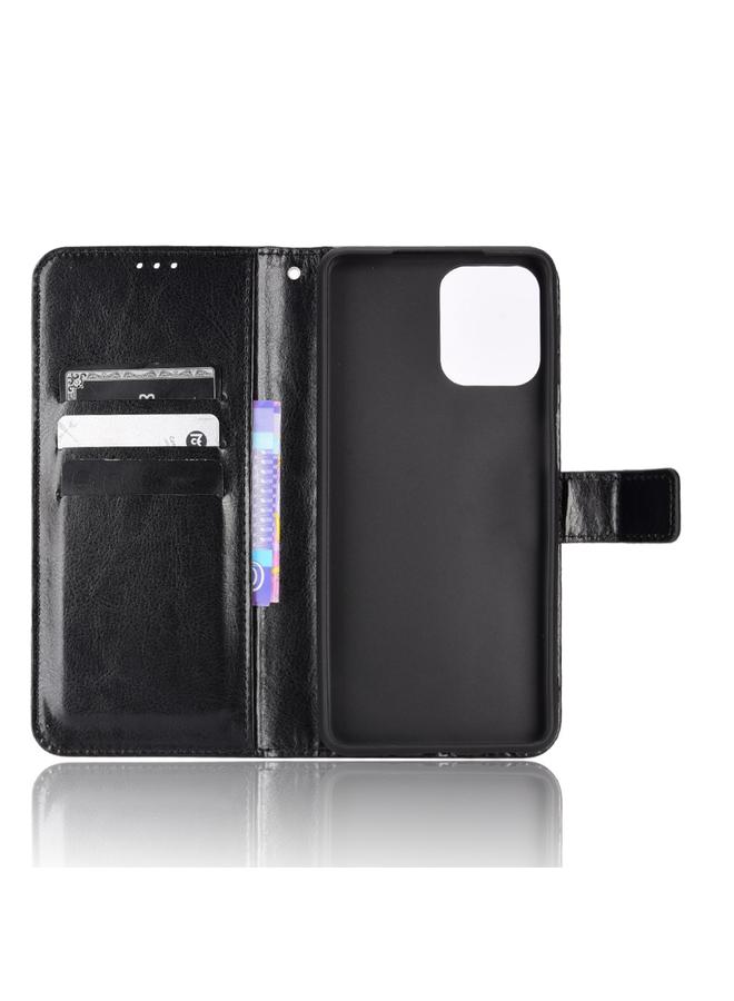 S-TOP Case For Samsung Galaxy M53 5G Crazy Horse Texture Horizontal Flip Phone Leather Case - Image 3