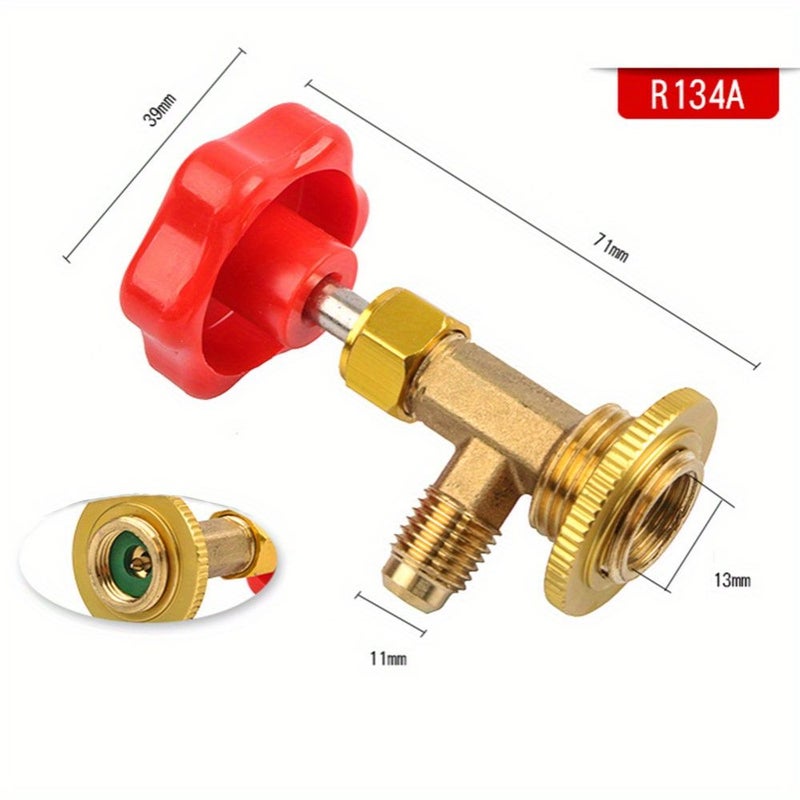 R134A Auto Ac Can Tap Valve Bottle Opener SAE M14 1 4 Inch Leak Proof Switch Car Air Conditioning Refrigerant Can Tap 1pc - Image 5