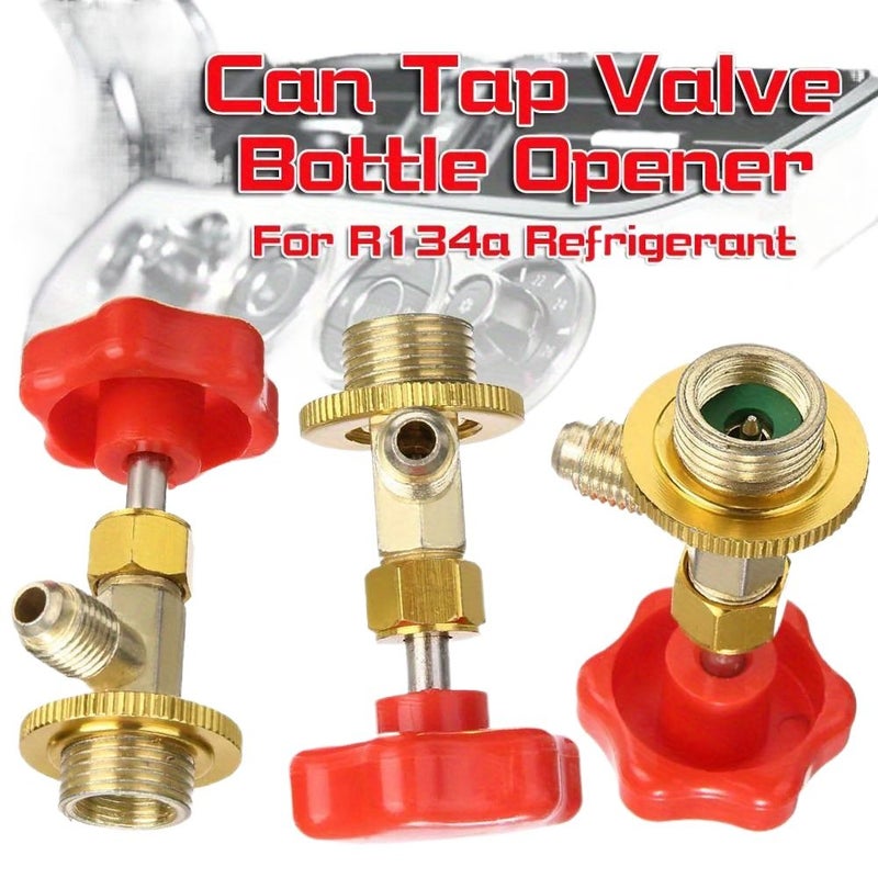 R134A Auto Ac Can Tap Valve Bottle Opener SAE M14 1 4 Inch Leak Proof Switch Car Air Conditioning Refrigerant Can Tap 1pc - Image 3