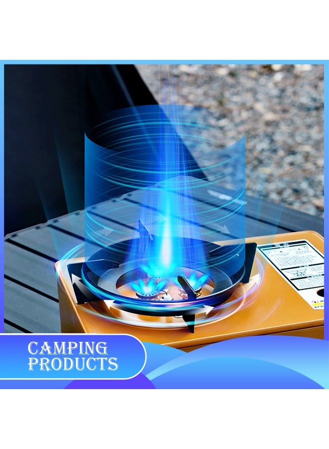 Manful Portable Camping Gas Stove with Carrying Case Beige – Single Burner Outdoor Camping Stove for Hiking, Tailgating, Travel Cooking - Image 3