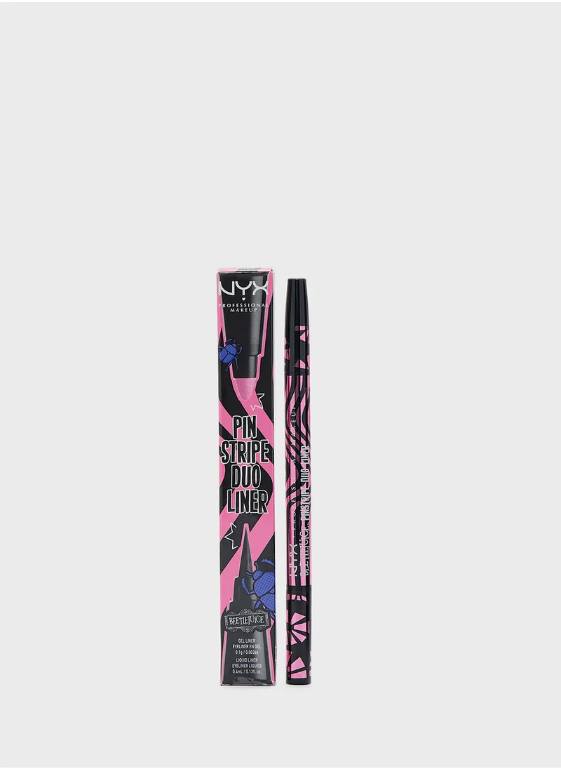 NYX PROFESSIONAL MAKEUP Beetlejuice Pinstripe Liners 01