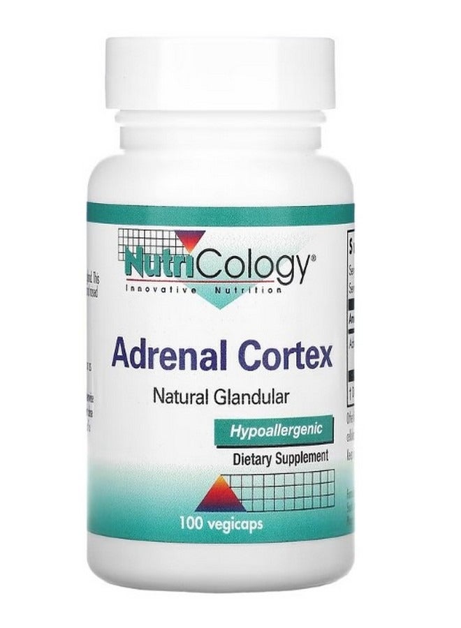 نوتريكولوجي Adrenal Cortex Natural Glandular 100 Vegicaps - Image 1