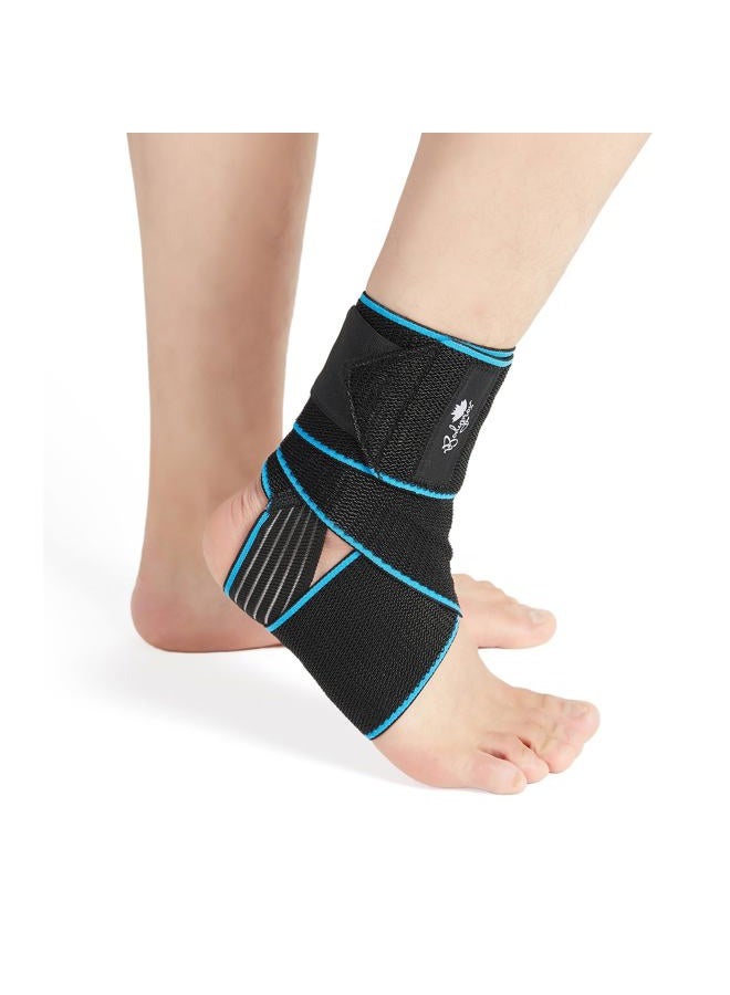Bodyprox Ankle Support Brace 2 Pack, Adjustable Compression Ankle Braces for Sports Protection, One Size Fits Most for Men & Women - Image 1