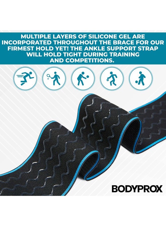 Bodyprox Ankle Support Brace 2 Pack, Adjustable Compression Ankle Braces for Sports Protection, One Size Fits Most for Men & Women - Image 4