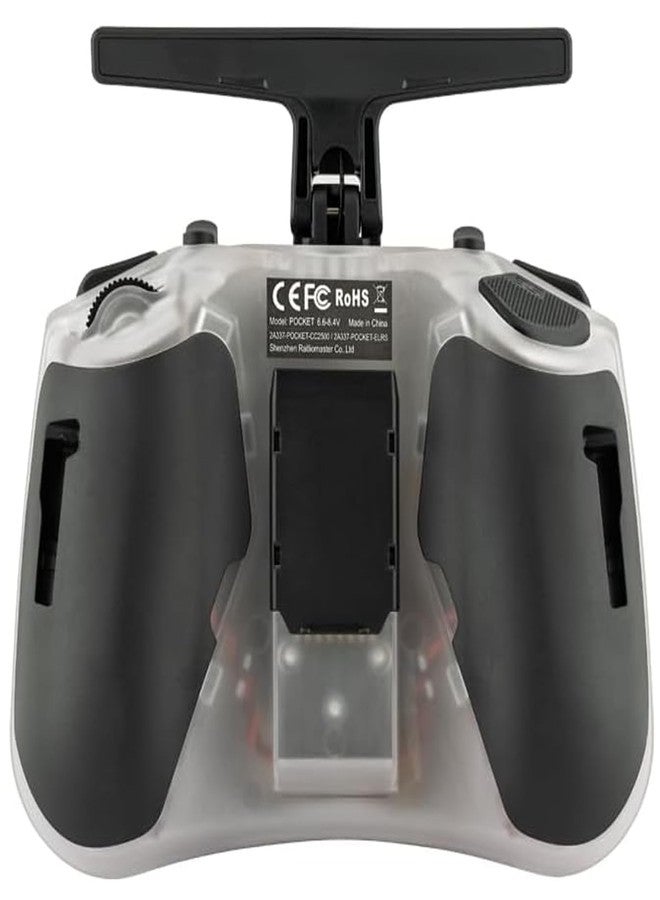 RadioMaster Pocket Portable Remote Controller Hall Gimbal EdgeTX Built in LED Light Mode 2 (Transparent, CC2500) - Image 3