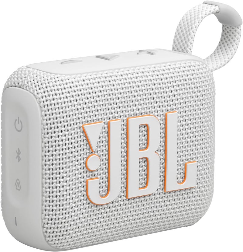 JBL GO 4 – Ultra-Portable Bluetooth Speaker with AURACAST, Powerful Sound, 15H Playtime & Sleek Design, JBLGO4WHT, White - Image 1