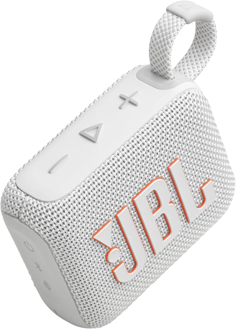 JBL GO 4 – Ultra-Portable Bluetooth Speaker with AURACAST, Powerful Sound, 15H Playtime & Sleek Design, JBLGO4WHT, White - Image 2