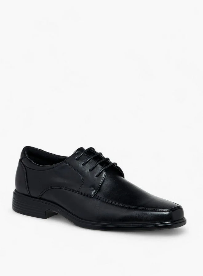 LBL by Shoexpress Solid Lace-Up Derby Shoes