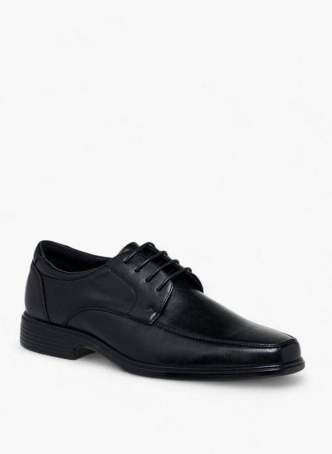 LBL by Shoexpress Solid Lace-Up Derby Shoes - Image 1
