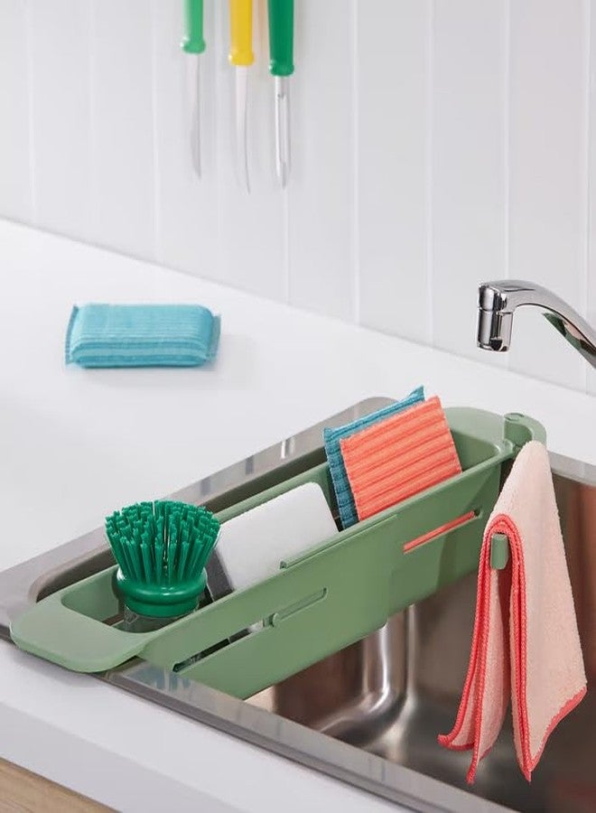 stoRk SKOLÄST Sink Container, Extendable, Polypropylene, 39-54 cm Adjustable Length, with Dishcloth Arm, for Kitchen - Image 3