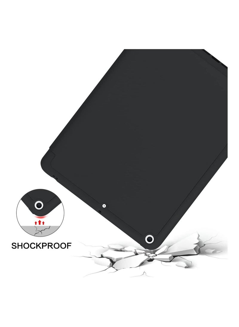 iPad 6th Generation Case, iPad 5th Generation Case with Pencil Holder, Premium Folio Folding Stand Smart Auto Wake/Sleep Protective Tablet Case Cover - Image 3