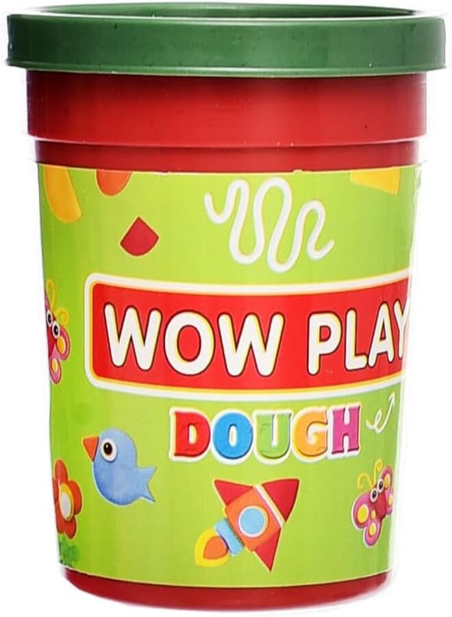 Wow play Wow Play 58098 Play Dough with Modeling Shape On Cap for Boys, Girls and Kids - Green 