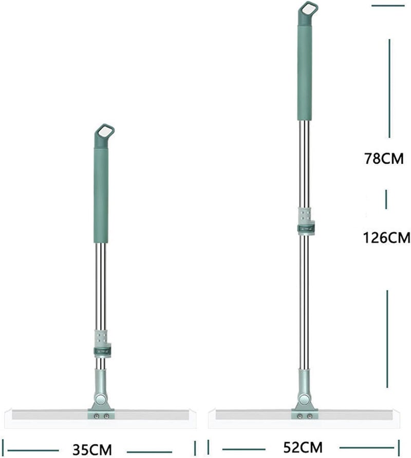 GKN Heavy Duty 50 Inch Magic Broom Silicon Floor Wiper 180 Degree Rotating Squeegee Broom for Cleaning Silicon Rubber Floor Scrubber for Home Garage Bathroom Tile Marble Glass Window Cleaning - Image 3
