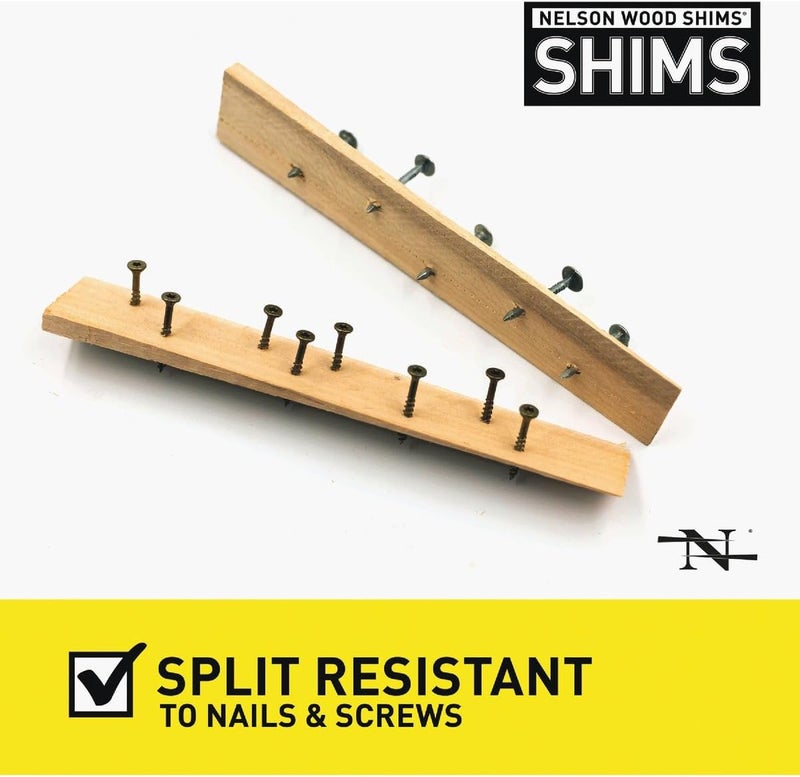 Nelson Wood Shims CSH8/56/120/Mgd 8'' Bulk Contractor Shims - Image 2