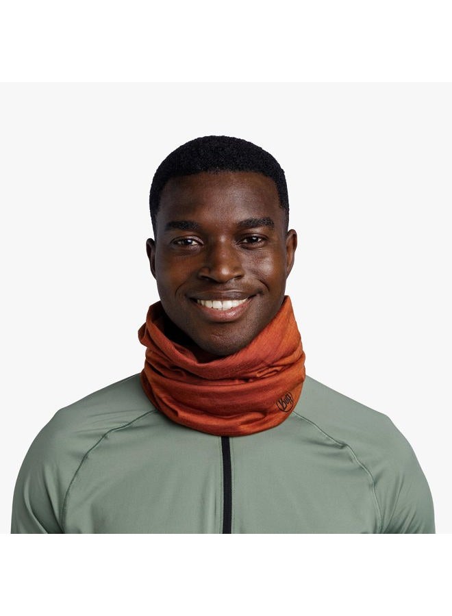 BUFF Lightweight Merino Wool Neck Gaiter 100% Ethically Sourced Wool, Versatile, Temperature Regulating Face Mask, Adult Size, Solid Cinnamon, One size - Image 2