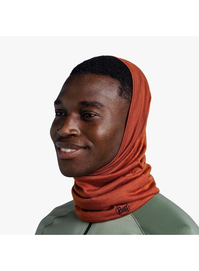 BUFF Lightweight Merino Wool Neck Gaiter 100% Ethically Sourced Wool, Versatile, Temperature Regulating Face Mask, Adult Size, Solid Cinnamon, One size - Image 3