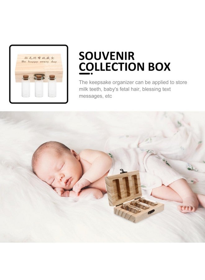 IMIKEYA Lanugo Keepsake Box - Preserve Umbilical Cord, Fetal Hair & More - Image 2
