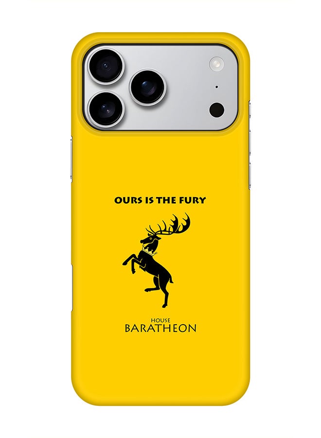 Stylizedd For iPhone 17 Pro Max,Case, [Compatible with MagSafe] Magnetic cover Slim fit Protection Matte, - GOT House Baratheon