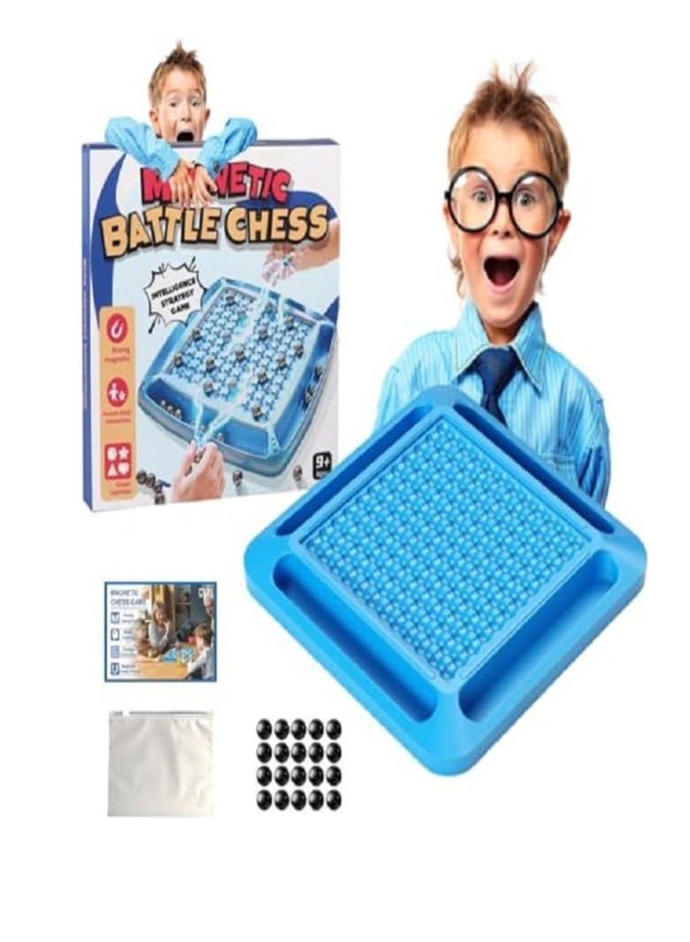 Magnetic Chess Game, Magnetic Chess Board, Magnetic Table Game, Chess Board Game, Battle Chess with Magnetic, Magnetic Chess Game for Family Reunions and Travel  - Image 3