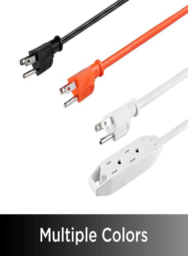 UltraPro 25 Ft Extension Cord, 3-Outlet Power Strip, Double Insulated, Grounded, Heavy Duty, 16 Gauge, General Purpose, UL Listed, White, 50806 - Image 4