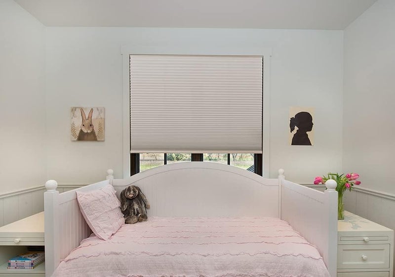 Redi Shade No Tools Easy Lift Trim-at-Home Cordless Cellular Light Filtering Fabric Shade Natural, 30" W x 64" L, (Fits windows 19"- 30") - Image 3