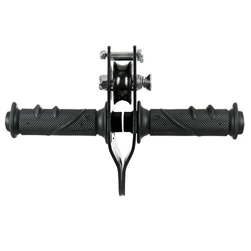 Fusion Climb Z-Max Heavy Duty Trolley with Stainless Steel Trolly Double Pulley with Handle, 23kN for Backyard Zipline, Climbing, Playground Equipment CE Rated - Black - Image 2