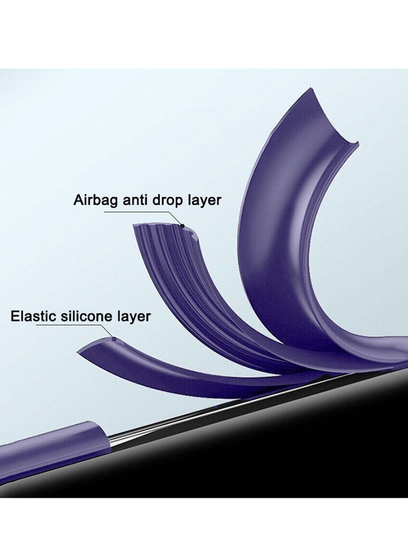 Wtech Xiaomi Redmi 15 5G 2025 Woven With Leather Feel Soft Silicone Back Case Cover (MCCPSN) - Eggplant Purple - Image 5