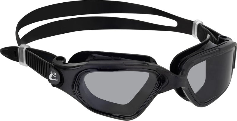 CRESSI Clear Eye Glasses Black/Black Smoked Lens - Unisex Pure Silicone Swimming Goggles with Molecular Anti-Fog Lens Treatment, Black/Black Smoked Lens, One Size - Image 1