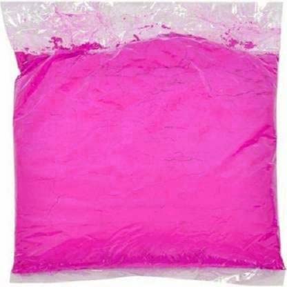 Shubh Shubh Holi Colour Herbal Gulal 500 GMS 1 Shades NonToxic Eco Friendly 100 Safe Holi Pink Color Powder Pack of 1 500gm Herbal Gulal Holi Special - Image 3