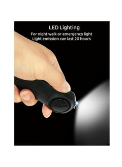 Generic Self Defense LED Alarm Siren130dB Security Protect Alert Scream Loud Emergency Alarm Keychain Personal Safety For Women Childrens Elders Girls (White)  - Image 5