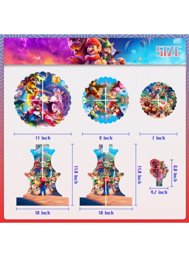 Party Theme Birthday Party Cake Stand Cake Sideburns Dessert Stand Cake Flag Party Decoration - Image 2