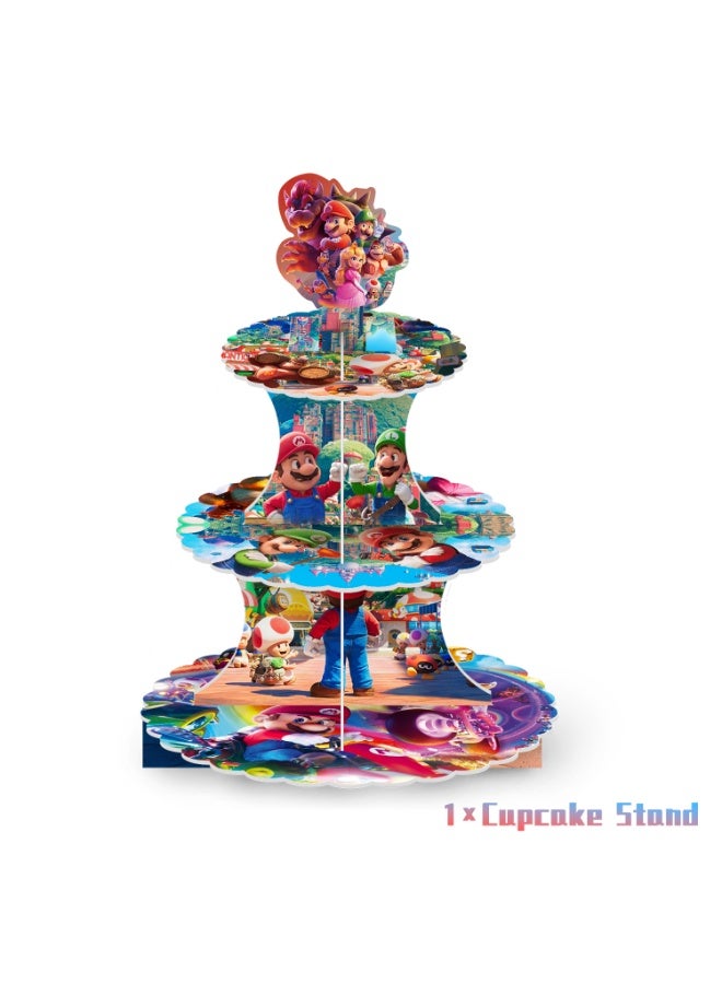 Party Theme Birthday Party Cake Stand Cake Sideburns Dessert Stand Cake Flag Party Decoration - Image 1