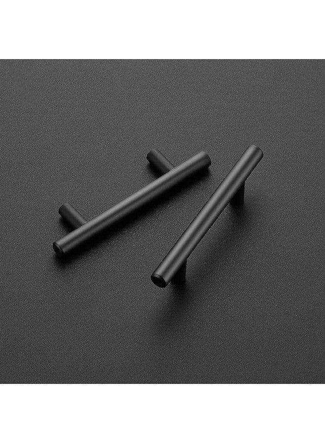 Ravinte 12 Pack | 5 Inch Cabinet Pulls Matte Black Stainless Steel Kitchen Drawer Pulls Cabinet Handles 5InchLength, 3Inch Hole Center - Image 1