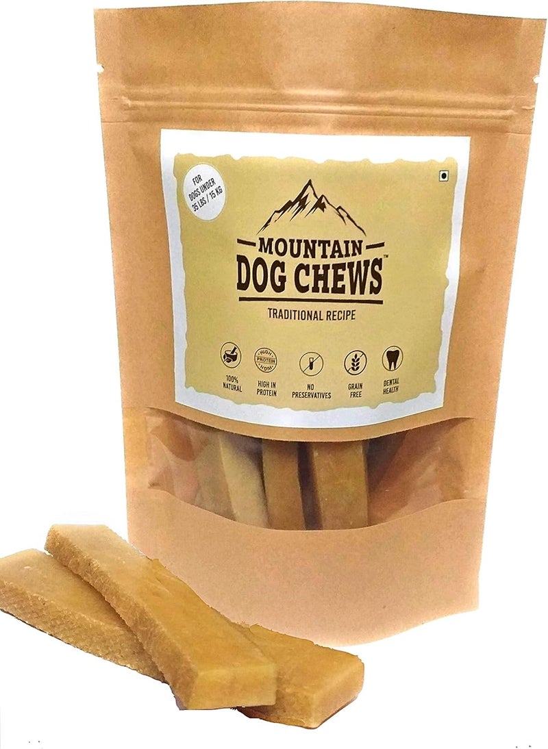 chewers Mountain Dog Chew, 100% Natural Himalayan Yak Milk Bone, Healthy & Vegetarian Treat for Small Dogs, 70 GMS - Image 1