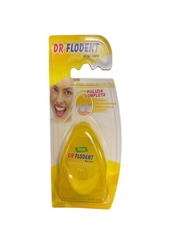 DR FLODENT DR.Flodent Dental Floss yellow  - Image 1
