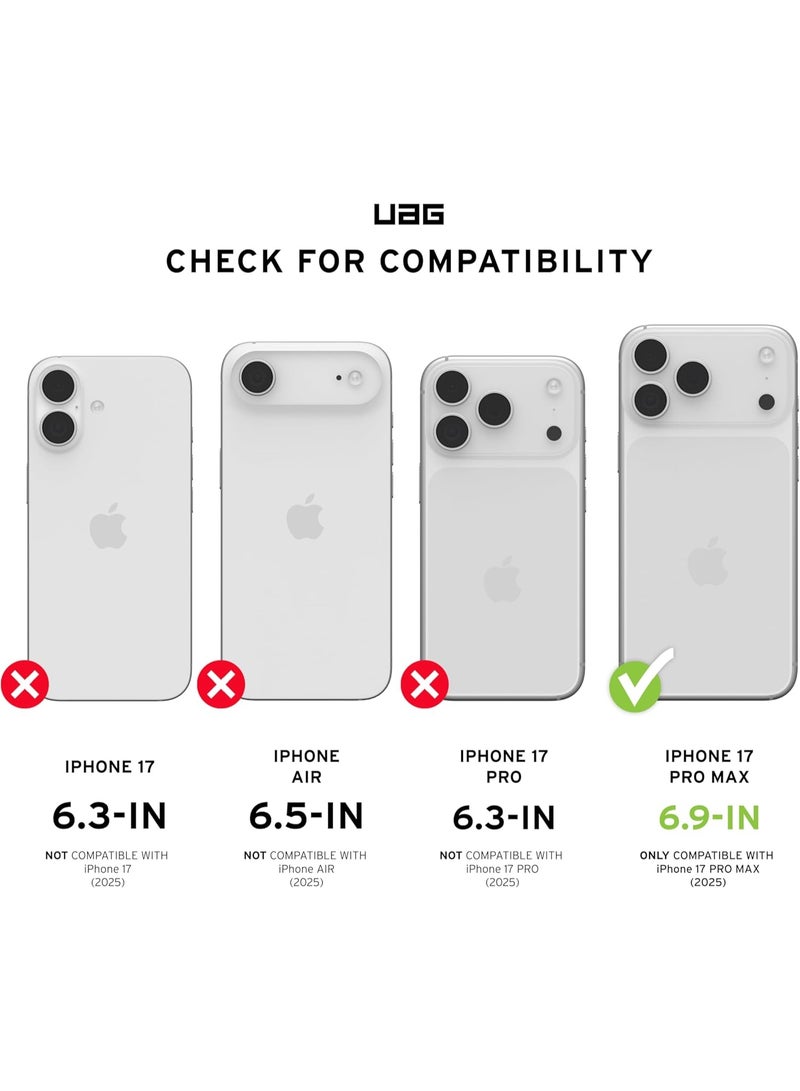 Urban Armor Gear UAG Monarch Pro MagSafe for iPhone 17 Pro MAX Case Cover [25 Feet Drop tested] - Orange - Image 2