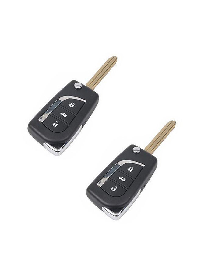 Platinum Platinum Pack of 2 Universal Remote Control NK370 Keyless Entry Systems | Car Door Lock/Unlock, and Trunk Release | with Physical Key  - Image 1
