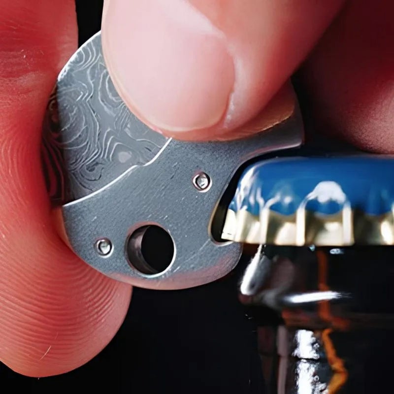 Mini Alloy Bottle Opener & Portable Emergency Cutter – Lightweight, Multi-functional Keyring Tool Ideal for Unpacking, Camping, DIY and Everyday Carry - Image 4