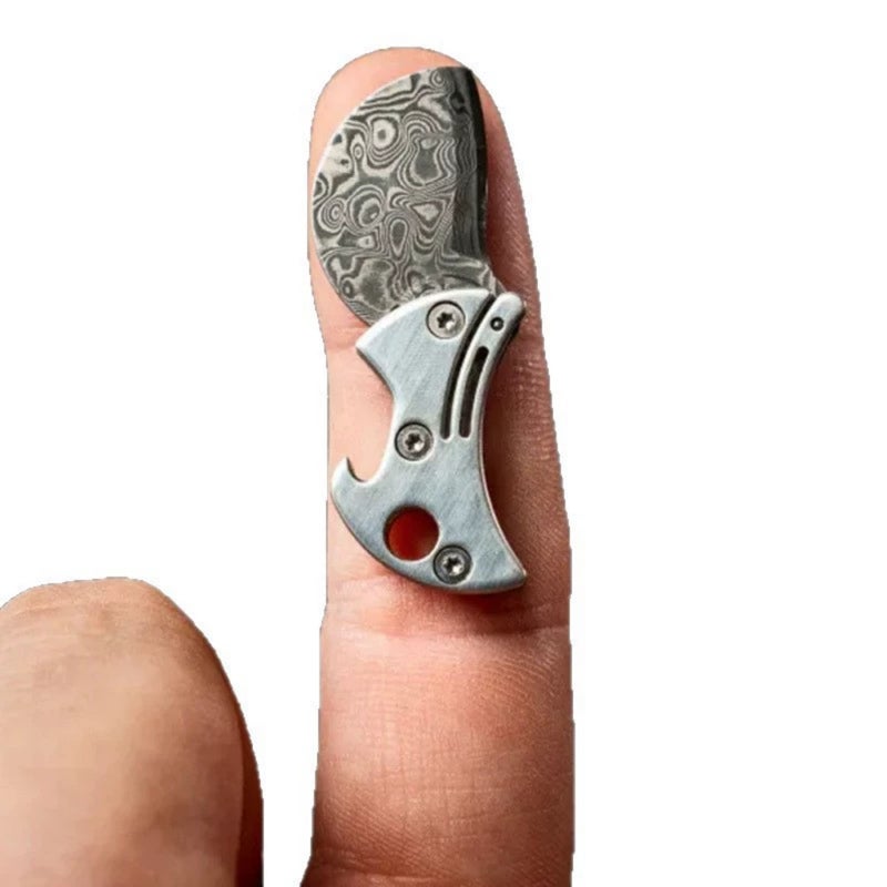 Mini Alloy Bottle Opener & Portable Emergency Cutter – Lightweight, Multi-functional Keyring Tool Ideal for Unpacking, Camping, DIY and Everyday Carry - Image 5